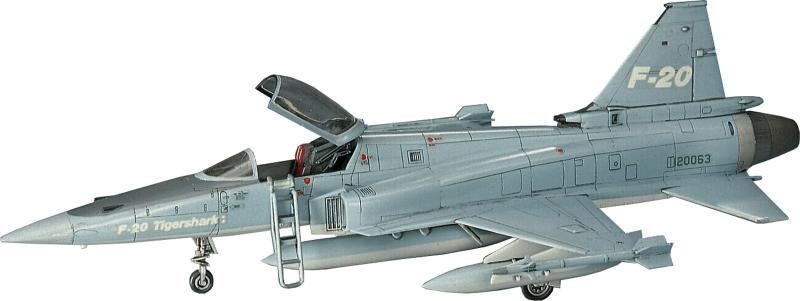 ハセガワ 1/72 アメリカ空軍 F-20 タイガーシャーク プラモデル B3