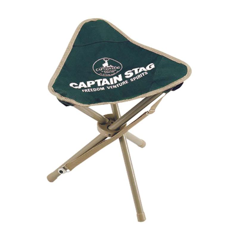 キャプテンスタッグ(CAPTAIN STAG) チェア CS 三脚 チェア グリーン M-3876