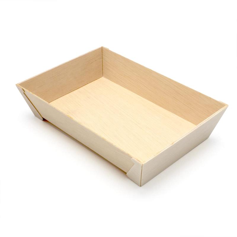 KAYU PACKAGE 長方形 RECTANGLE 木製 容器 （フタ別売）使い捨て