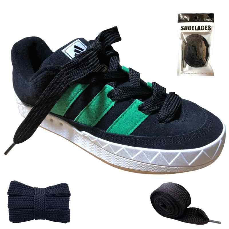 乐天商城 - [Archtypes] ファットシューレース 太い靴紐 極太 2.0cm 靴ひも 平紐 くつひも スニーカー