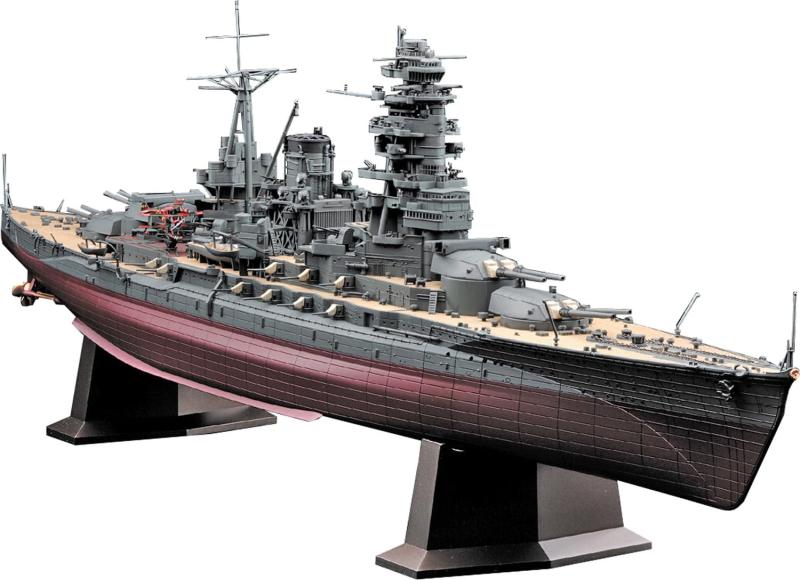 ハセガワ 1/350 日本海軍 戦艦 長門 昭和十六年 開戦時 プラモデル Z24組み立て、塗装が必要なプラモデル。別途、工具、塗料等が必要。模型全長:643mm模型全幅:110mm