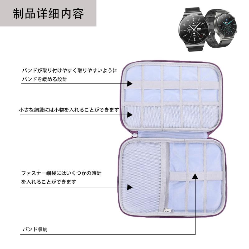 ALLVD 時計ストラップバッグ 収納ケース 腕時計ハンド ベルト 小物入れ アクセサリーケース ガジェットポーチ 配線アクセサリー 多用途収納バッグ 便利 出張 旅行 ポーチ mkslpulp-10123640 MK楽天市場店 サンプル画像3