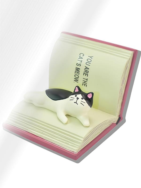 Rakuten - CIOP 【 どうぶつ スマホスタンド (ねこ 01) 白黒猫 赤い本 】 かわいい 可愛い おしゃれ フィギュア 卓上 iphone/ipad/タブレットパソコン