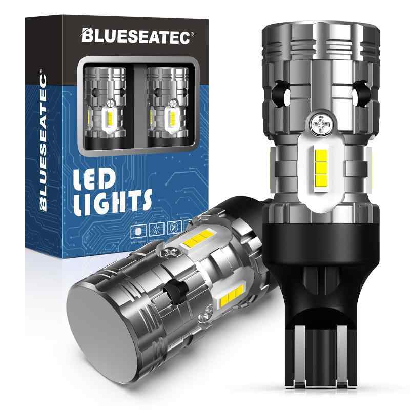 乐天商城 - BLUESEATEC t16 led バックランプ 爆光 超高輝 正規日本製CSPチップ 5600LM 12V-30V(ハイブリッド車EV車対応) キャンセラー内蔵 W16W 921 912 6000K ホワイト 車検対応 70000時間 2個入り