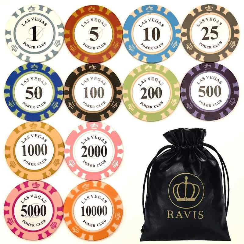 Rakuten - RAVIS ゴルフ マーカー ポーカー チップマーカー ラウンド用品 グランドゴルフ おしゃれ 革袋セット 12枚入り