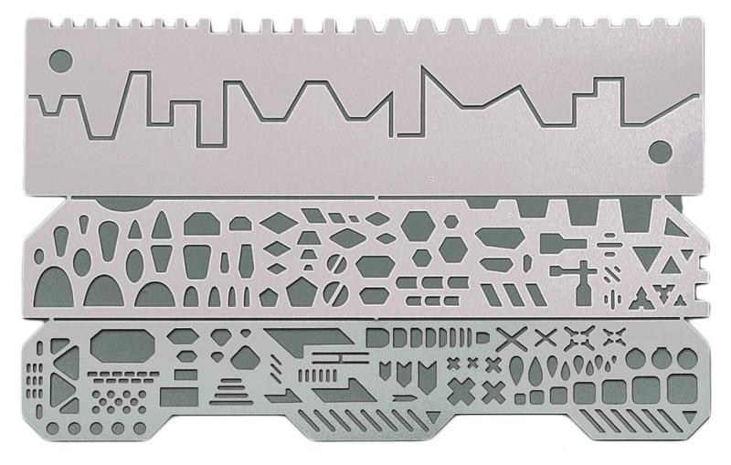 乐天商城 - R-STYLE ガンプラ や ロボット スケール モデル 模型 等の ディテールアップに ステンレス エッチング モールドガイド パーツ セット