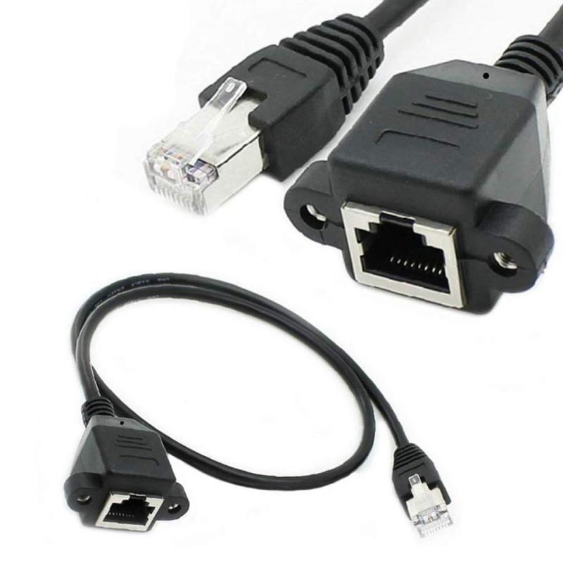 LAN 延長ケーブル RJ45 Cat6 LAN延長コネクタ 高速イーサネット 有線 LAN 延長コード 爪折れ防止 速度低下防止 パッチコード FTPシールド付き LAN中継コネクタ対応 0.3m 0.6m 1m 1.5m 2m