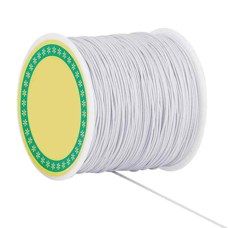 UNICRAFTALE ナイロン糸 ビーズコード ピンク ブルー カラフル 傘ひも レザーワーク 風鈴の紐 結び紐 編み紐 ひも 糸 コード 手編み 手縫い アクセサリー用紐 レザークラフト DIYハンドメイド用