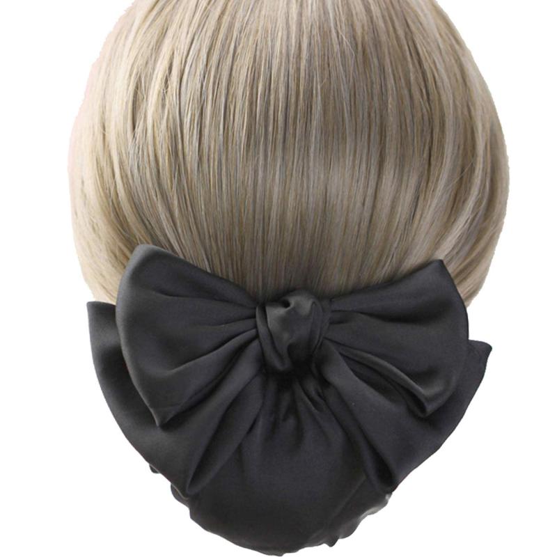 LIKENNY シニヨンネット バレッタ ネット付き シニヨン バレッタ おだんご ネット おだんご ヘアアクセ ヘッドアクセ ヘアアクセサリー 就活 オフィス 冠婚葬祭 お葬式 髪留め