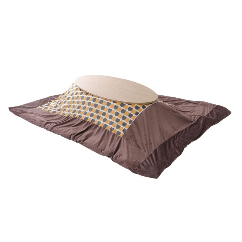 乐天商城 - セルタン こたつカバー エッグ/ブラウン CTウォーム