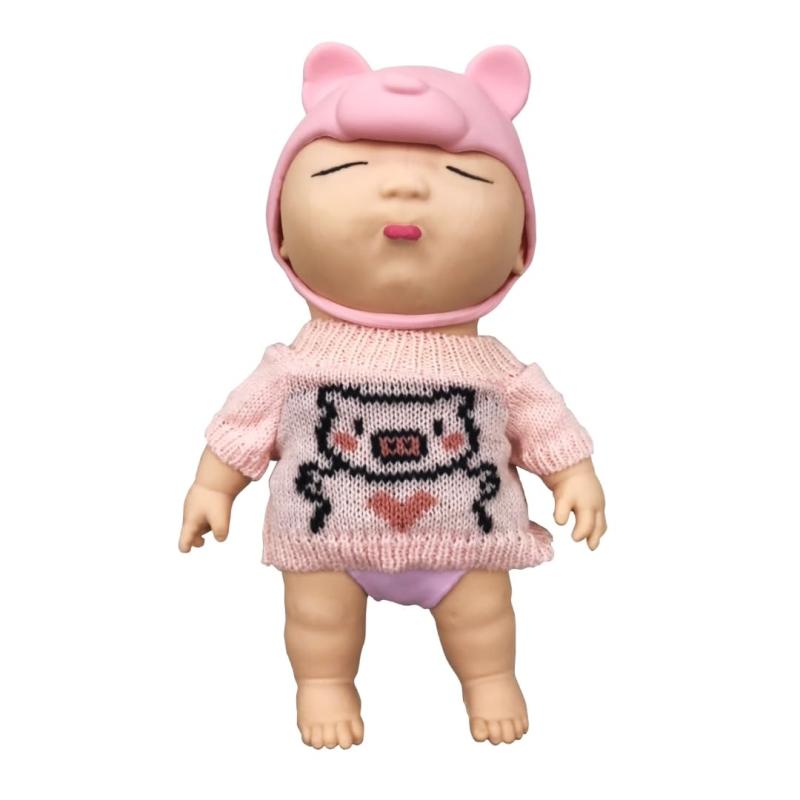 アグリーベイビーズ ビッグ セーター ピンク 25CM 赤ちゃん スクイーズ スクイーズ人形おもちゃ スクイーズ玩具低反発 耐久性 伸縮性 触感いい ストレス解消 減圧おもちゃ 発散 グッズ mkslpulp-10129948 MK楽天市場店 パッケージ画像