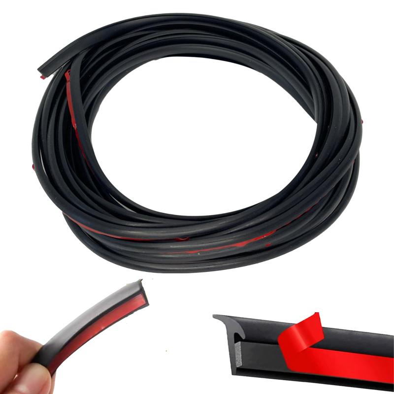 乐天商城 - MONOSTORE エアロモール T字型 5M 車用モール ドアエッジプロテクター オーバーフェンダー ドアガード 隙間埋め