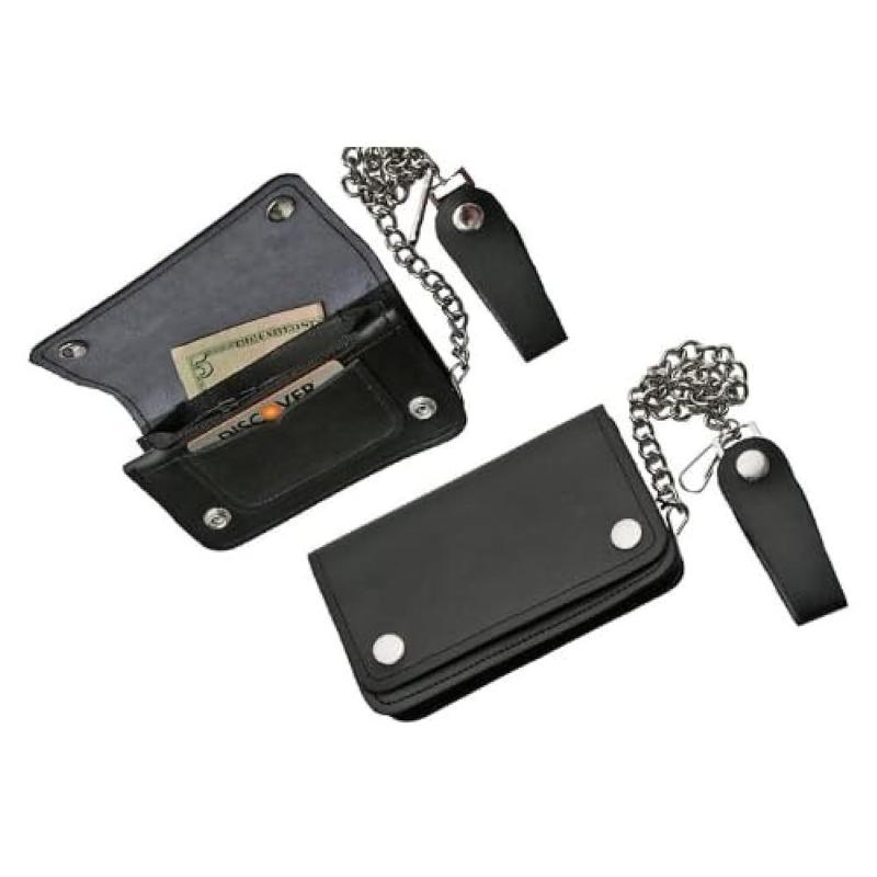 Rakuten - SZCO Suppliesバイカーウォレット、S、ブラック
