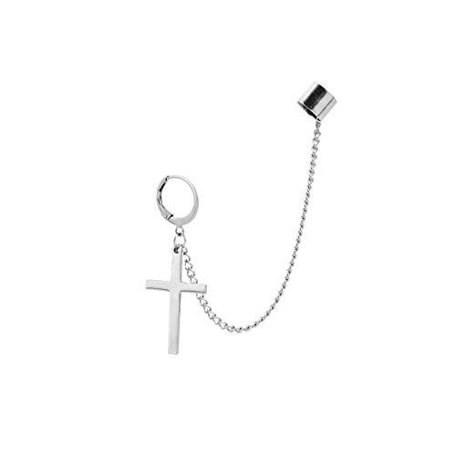 Household Supplies, Stationery - ピアス メンズ 十字架 クロス イヤークリップ イヤリング チェーン リングピアス 人気デザイン おしゃれ オルチャン 韓国ファッション