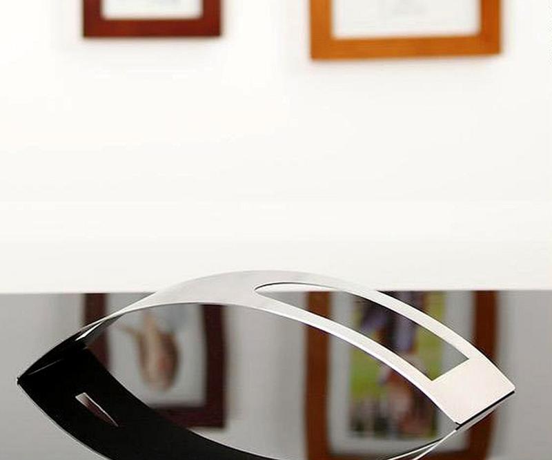 WH7 ステンレス製 ワインホルダー 湾曲型 ワインラック シンプル ホルダー ワイン シャンパン ボトル スタンド インテリア ディスプレイ