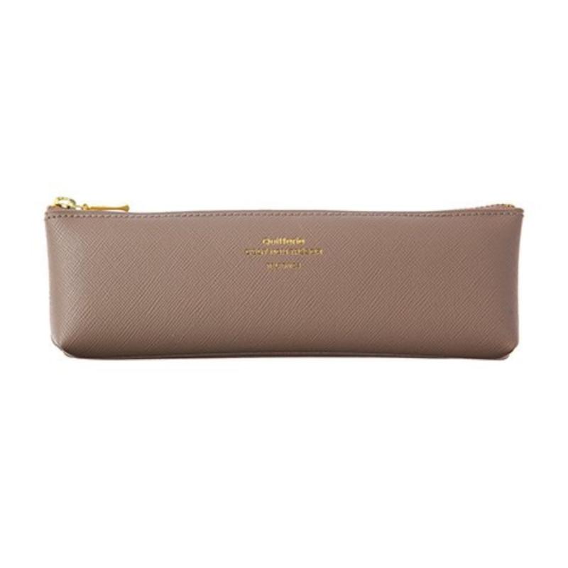 樂天商城 - デルフォニックス キトリ ペンケース [ファスナー式] マチあり 上品 (191×60×33mm) QR06