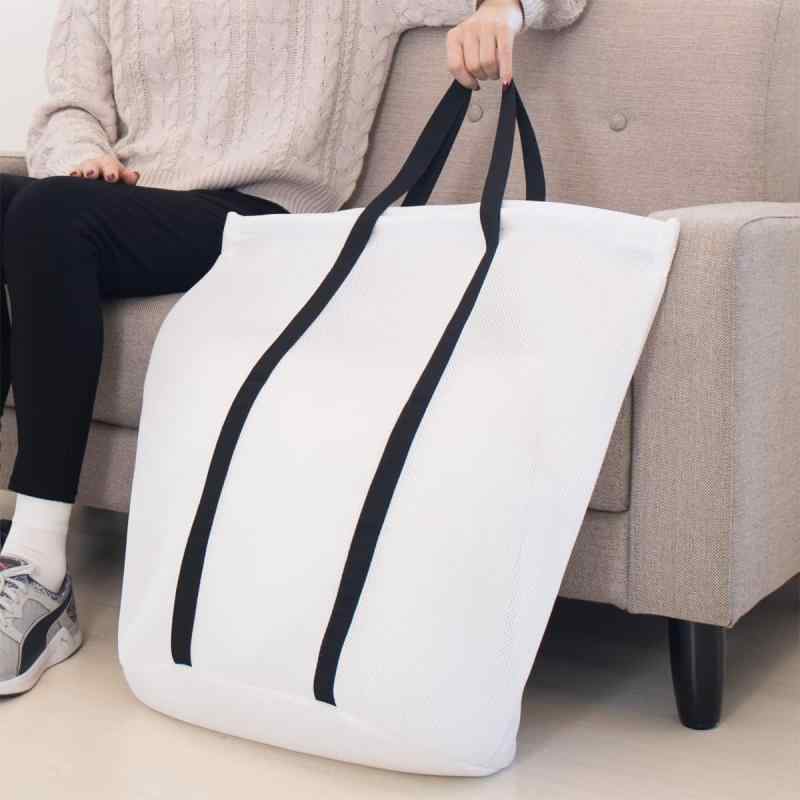 サンゴ そのまま洗える ランドリーバッグ メッシュトートバッグ 洗濯ネット ランドリーネット 温泉バッグ ジムバッグ 山五