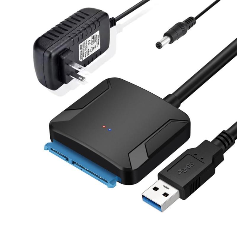 SATA USB 変換ケーブル 3.5インチ 内臓hddを外付けに SATA USB 変換ケーブル 2.5/3.5インチ 変換アダプター SSD HDD データ取り出 USB3.0 変換ケーブル 高速伝送 UASP対応