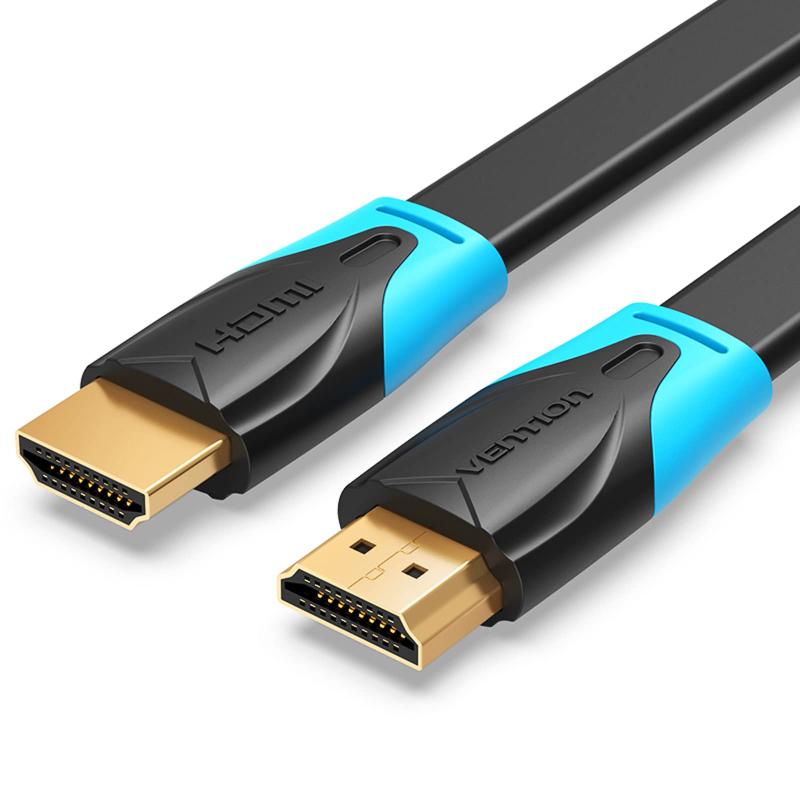 樂天商城 - VENTION 極薄 HDMIケーブル HD フラット 4K ハイスピード オス - オス HDMI 2.0 18Gbps 4K@60Hz 3D 18 Mbps イーサネット Apple TV arc Xbox 等に対応