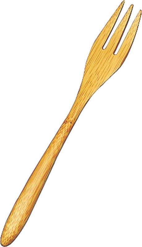 丸十 ケーキフォーク 民芸竹 中国 OT