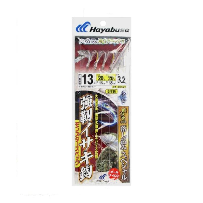 樂天商城 - ハヤブサ(Hayabusa) 船極喰わせサビキ 落し込み ケイムラ&ホロフラッシュ モンスタースペック SS427