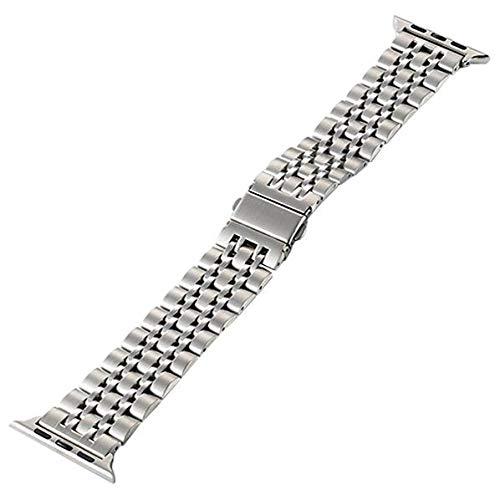 樂天商城 - エレコム Apple Watch バンド 44mm / 42mm ステンレス [7連設計で、フィット感に着け心地] 長さ調整工具付き