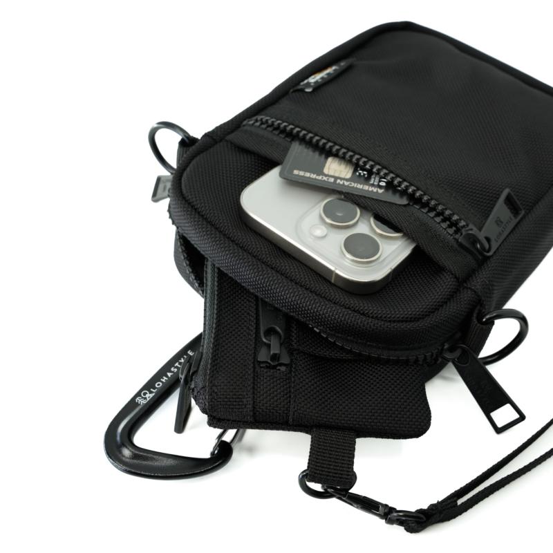 [LOHASTYLE] CORDURA バリスティック ナイロン スマホポーチ ガジェットポーチ メンズ ポーチ 撥水 PADDLE(ブラック） mkslpulp-10135579 MK楽天市場店 サンプル画像3