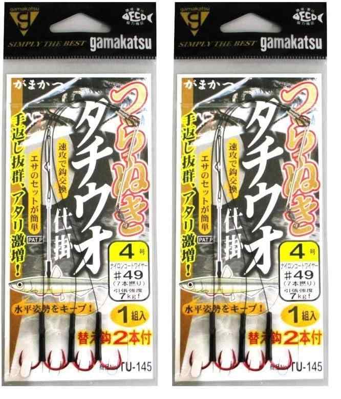 がまかつ(Gamakatsu) つらぬき太刀魚仕掛 TU145 4-49 ワイヤー#49 2