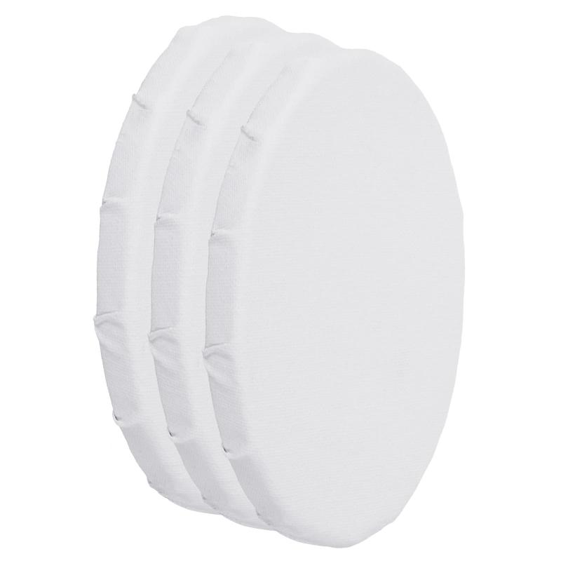 Rakuten - PATIKIL 絵画用ペイントキャンバス 3個 15 x 10 cm 楕円形 木枠 伸縮 空白 アートキャンバス ボードパネル アクリル 油絵 テンペラ画用 ホワイト