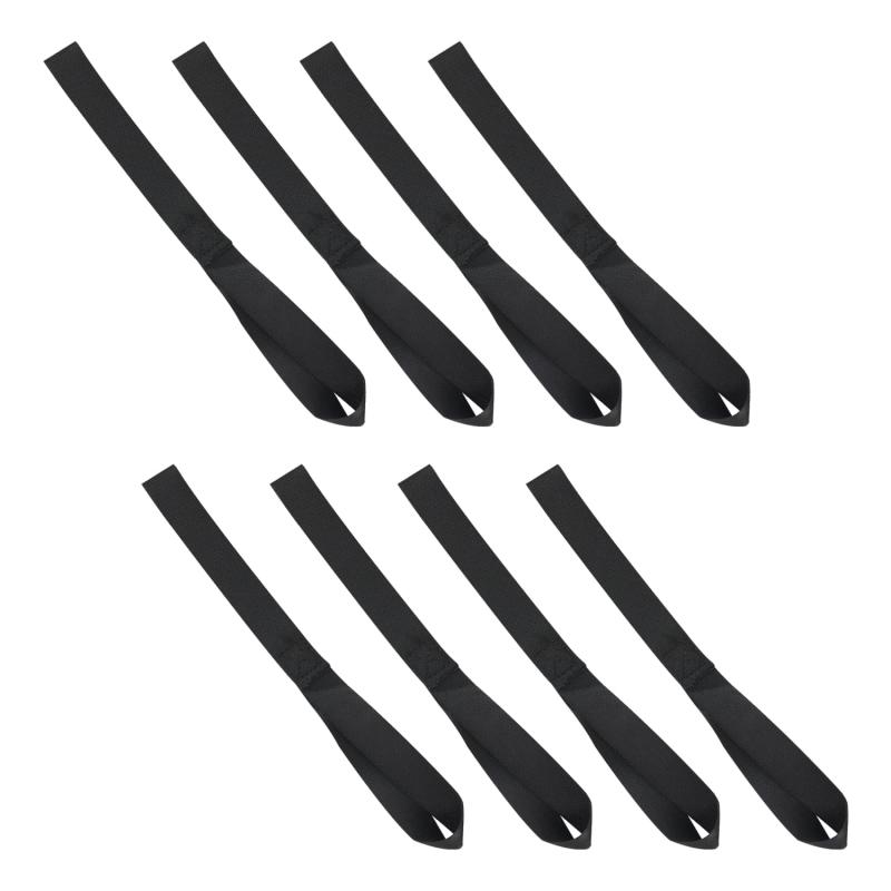 乐天商城 - ZHEJIA タイダウンストラップ 8個セット 荷締めベルト ソフトループ 固定ベルト 多用途 梱包 自転車 バイク 転倒防止 2.5cm × 30.5cm 多用途工具 運搬用