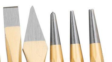 RENNSTEIG グリップ付ポンチ チゼルセット 5本組 421-102-0