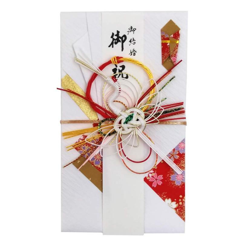 乐天商城 - スズキ紙工 祝儀袋 デザイン金封 鶴 紅 ス-8027