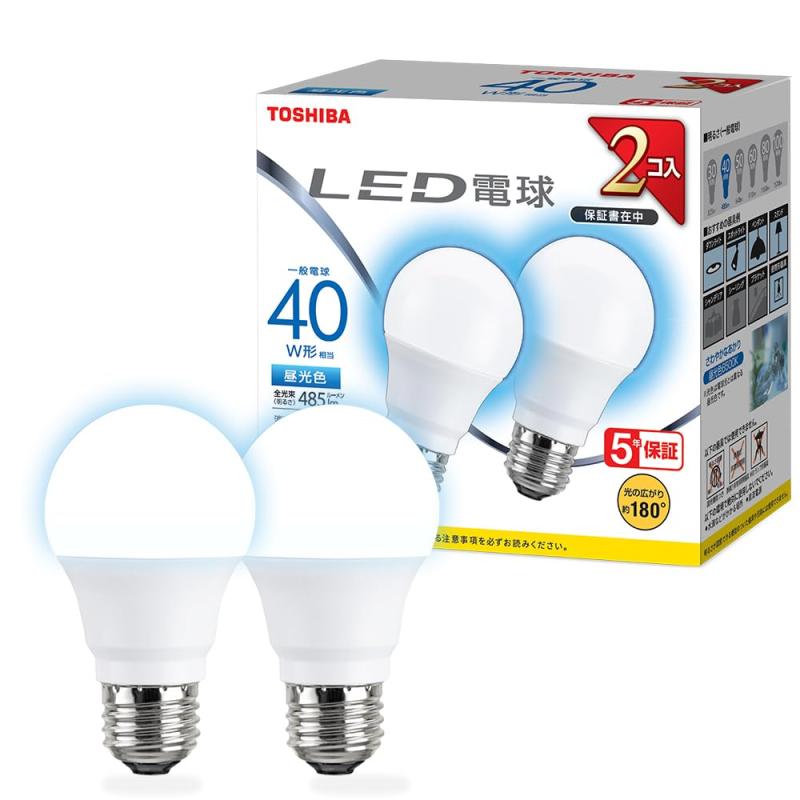 東芝(TOSHIBA) LED電球 E26口金 2P 密閉器具対応