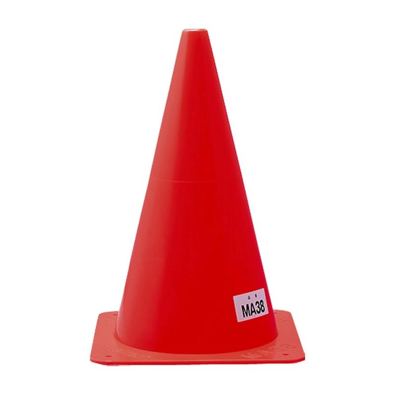 モルテン マーカーコーン中(赤) MA38クラブ活動や体育祭行事、部活動の練習の際のコーナー角の目印など、多彩な仕様バリエーションが役立ちます。用途に合わせて自在に使いこなせる便利なマーカーコーンです。本体素材: PEポリエチレン(日本製)本体サイズ概要: 高さ38cm 底辺25cm