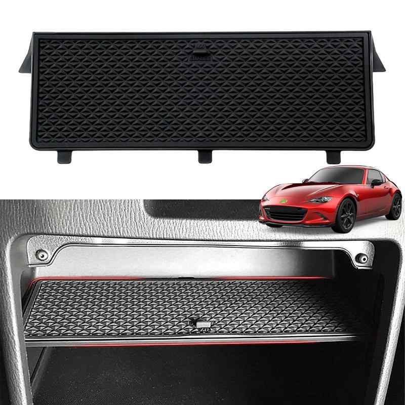 樂天商城 - Auto Spec マツダロードスター Roadster RF ND系 グローブボックス パーティション MAZDA MX-5 2015-2019 車の収納ボックス 仕切板 センターコンソール トレイ 仕切り ノンスリップマット付き (マツダロ