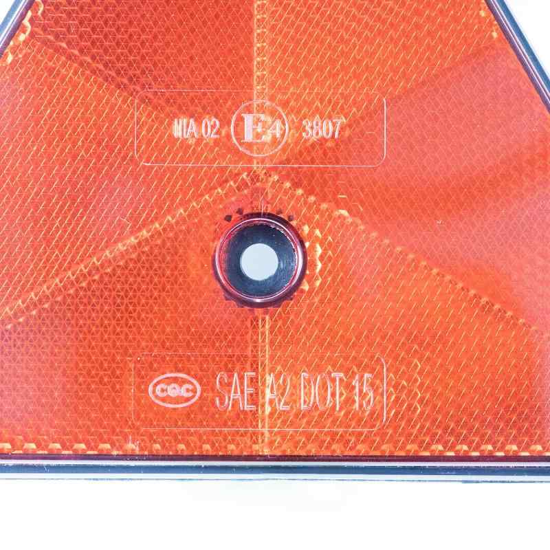 THD 三角反射板 e-マーク付き 重量75g 車検対応 保安基準適合品 防水 トラック トレーラーハウス トレーラー ボートトレーラー