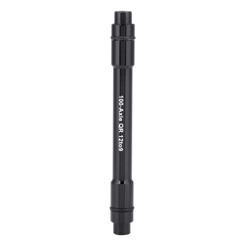 Rakuten - 自転車 QR12 mm〜9mm ホイールハブ スルー アクスル ハブ 耐久 長時間使用 変換アダプター クイックリリース アルミ合金 取り付け簡単(ブラック)