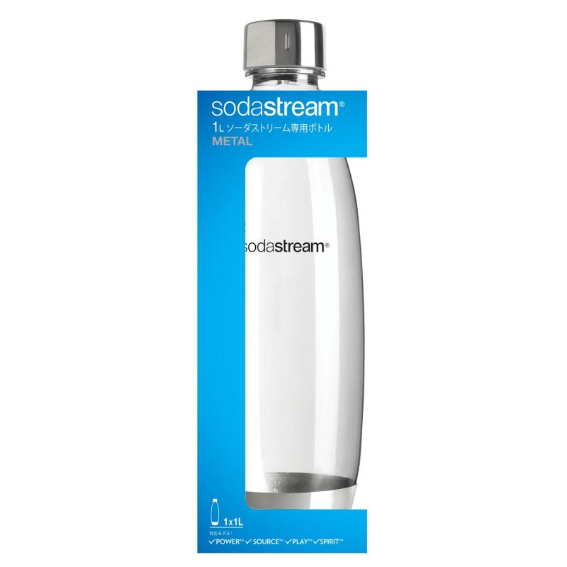 ソーダストリーム Fuse(ヒューズ)ボトル1L 【メタル】 [並行輸入品]