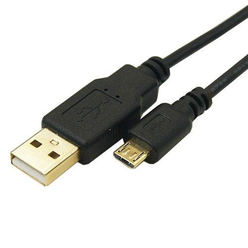 変換名人 MicroUSB ケーブル [ 5m ] 低損失アルミシールドケーブル、金メッキ端子採用 USB2A-MC/CA500