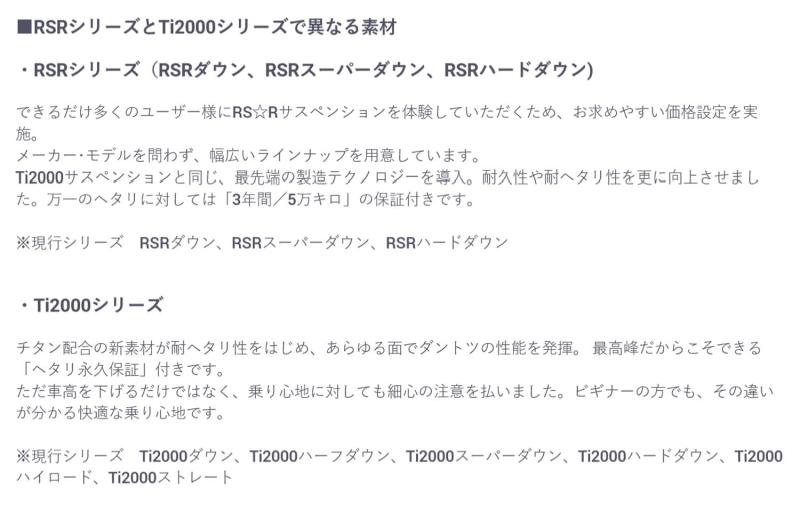 RS-R (アールエスアール) ダウンサス【 RS-R DOWN 】ニッサン B44W デイズ N511D