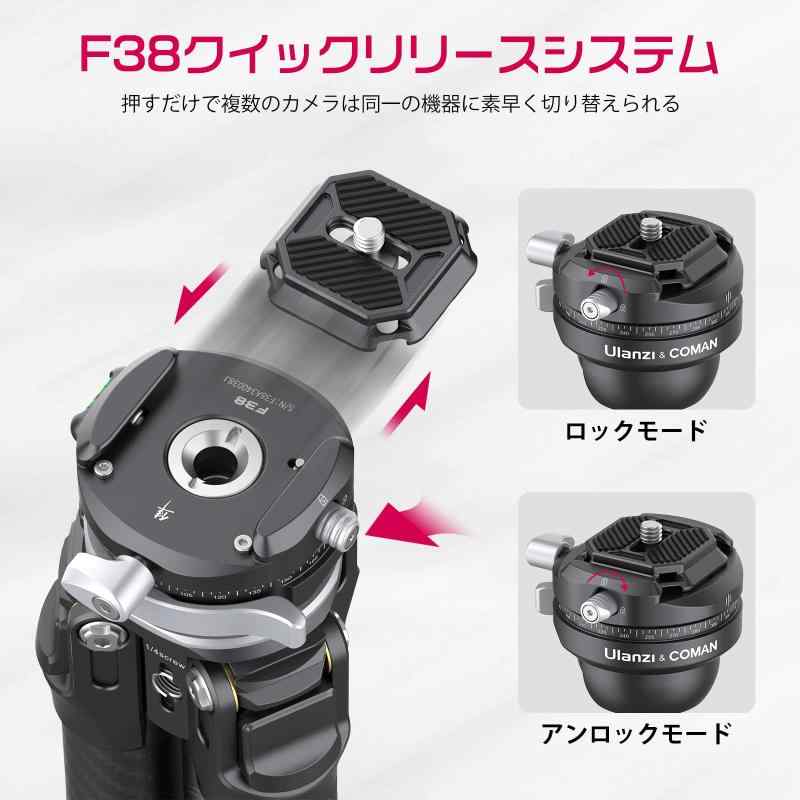 Ulanzi 三脚 カーボン三脚 トラベル三脚 - 2