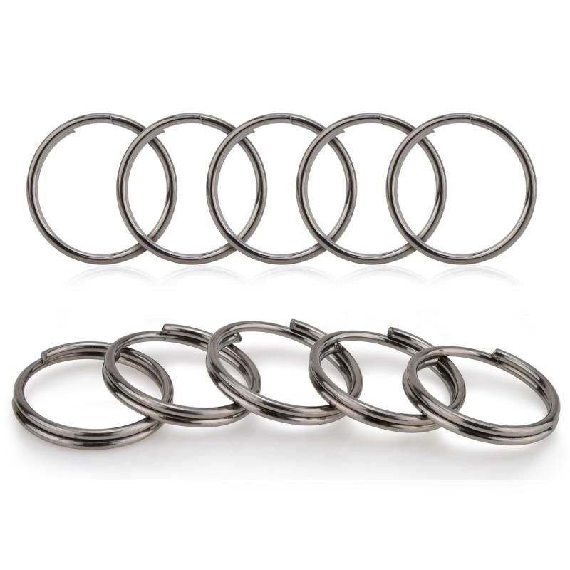 乐天商城 - [AutCreation] チタン キー ホルダー リング キーリング 軽量 キーホルダー 外徑10mm/15mm/20mm/25mm/30mm シルバー