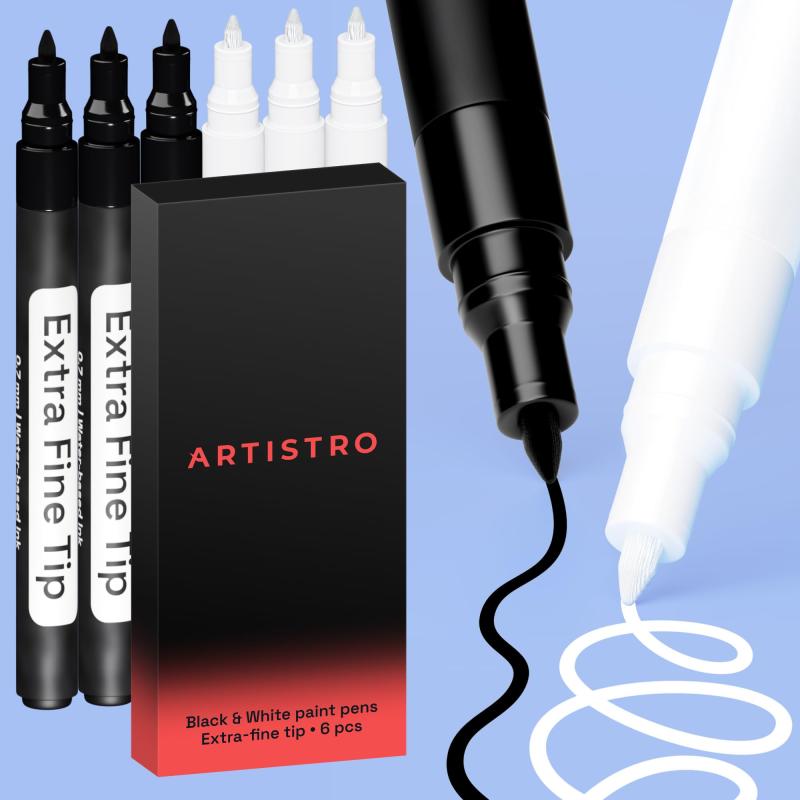 乐天商城 - ARTISTRO アクリルペイントペン 極細42本 + 水彩ブラシペン 48色セット