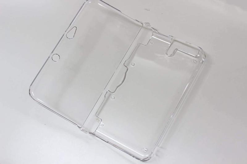 3DSLL に適用する フルカバー プロテクト クリスタル ハードケース クリア カバー 互換 任天堂 3DS LL オリジナルウエス付き