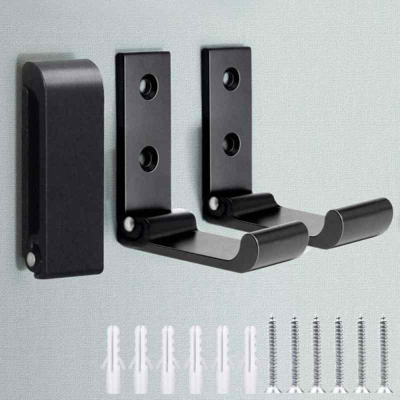 COOLBOTANG 壁掛けフック 折り畳み式 3個セット ウォールフック アルミニウム合金 壁フック 耐荷重約5kg コートハンガー コートフック 帽子 洋服掛け 玄関 浴室 寝間 台所 ネジ付き (ブッラク)