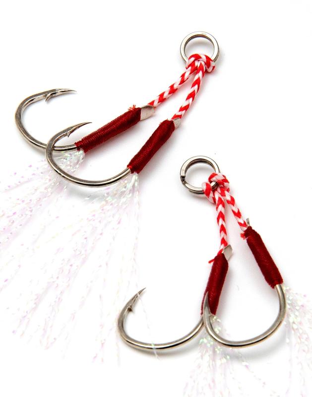 乐天商城 - wind rise ダブルアシストフック 10本セット メタルジグ ジギングに最適 ショア オフショア S M L