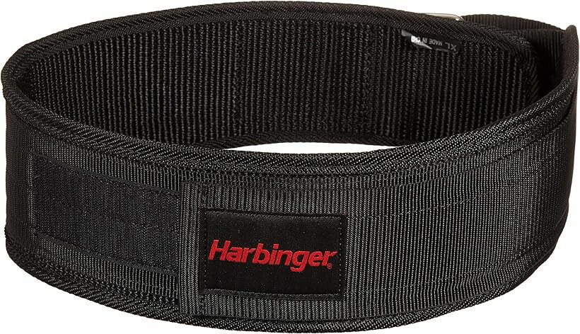 ナイロン トレーニングベルト リフティングベルト NYLON BELT レディース メンズ ブラック (ブラック, Medium:73.7cm～84cm)