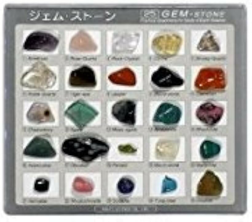 商品コード2bbn6u4qbz商品名ジェムストーン宝石鉱物標本25種コレクション Gemstones25ブランド東京サイエンス・プラスチックケースサイズ　125x110x30mm・解説付※ 他ネットショップでも併売しているため、ご注文後に在庫切れとなる場合があります。予めご了承ください。※ 品薄または希少等の理由により、参考価格よりも高い価格で販売されている場合があります。ご注文の際には必ず販売価格をご確認ください。※ 沖縄県、離島または一部地域の場合、別途送料の負担をお願いする場合があります。予めご了承ください。※ お使いのモニタにより写真の色が実際の商品の色と異なる場合や、イメージに差異が生じることがあります。予めご了承ください。※ 商品の詳細（カラー・数量・サイズ 等）については、ページ内の商品説明をご確認のうえ、ご注文ください。※ モバイル版・スマホ版ページでは、お使いの端末によっては一部の情報が表示されないことがあります。すべての記載情報をご確認するには、PC版ページをご覧ください。世界各地で採取した25種の美しい天然石をケースにおさめました。1アメシスト2ローズ・クォーツ3ロック・クリスタル4シトリン5スモーキ・クォーツ6ルチル・クォーツ7タイガー・アイ8ジャスパー9ブラッド・ストーン10カーネリアン11カルセドニー12アゲート13モス・アゲート14アマゾナイト15ロードナイト16アベンチュリン17オブシディアン18ペリドット19ムーンストーン20マラカイト21ヘマタイト22ロードクロサイト23ソーダライト24トルコイス25ユナカイト