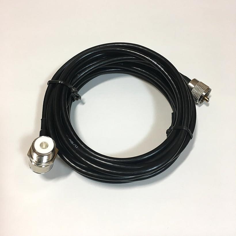 【楽天ランキング1位入賞】車載 モービルアンテナ 用 同軸ケーブル RG-58U 5m MJ MP