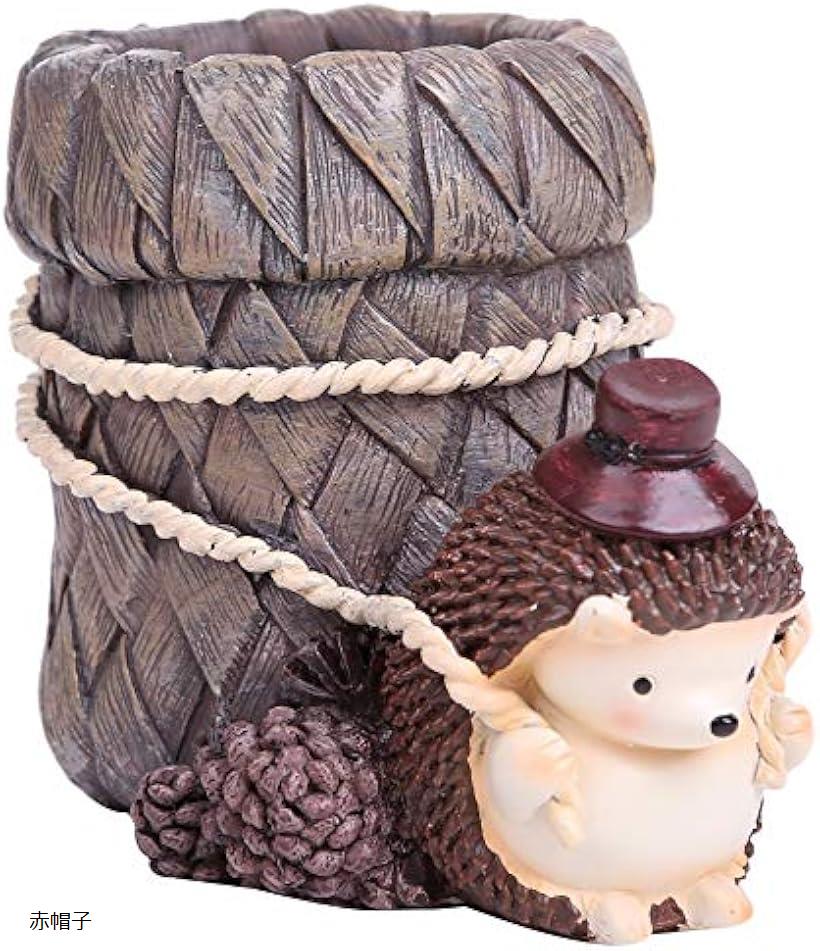 メガネスタンド シャープ ペンシル 鉛筆 動物 ペン立て 木 鉛筆たて 筆箱 大きい 鉛筆立て 卓上 ハリネ..